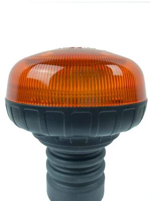 Berger & Schröter LED Mini RKL flex 20303 Zwaailicht 12 V/DC, 24 V/DC werkt op boordnet Flexibele normhouder, Normhouder Oranje