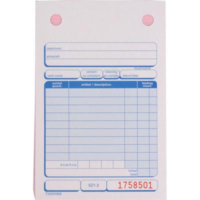 Gallery vulling voor bonautomaten nummering 1 - 180.000, 100 dubbele blaadjes