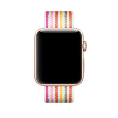 Apple Woven Nylon Apple Watch 42mm / 44mm / 45mm / 49mm Pink Stripe