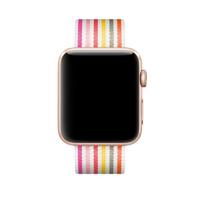 Apple Woven Nylon Apple Watch 42mm / 44mm / 45mm / 49mm Pink Stripe - thumbnail