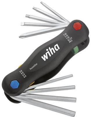 Wiha PocketStar 25293 Multitool Aantal functies 9 Zwart