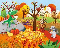 Clementoni Legpuzzel 4-in-1 seizoenen 20/60/100/180 stukjes - thumbnail