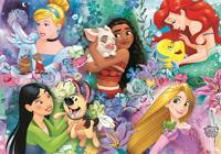 Clementoni legpuzzel super color disney princess ii, 60st. - thumbnail