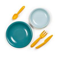 Ecoiffier picknick speelset met kartonnen picknickmand, 32dlg. - thumbnail