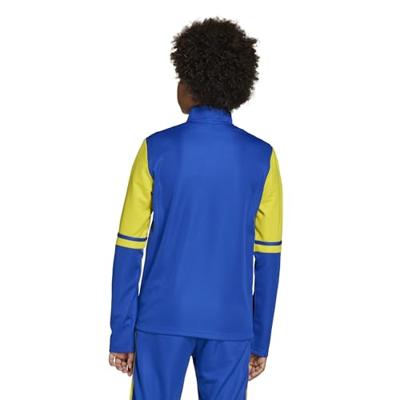 adidas Squadra 25 Trainingstrui 1/4-Zip Kids Blauw Geel