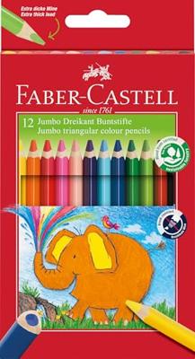 Faber Castell FC-116501 Kleurpotlood Faber-Castell Jumbo 12stuks