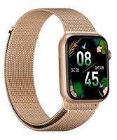 DCU TECNOLOGIC Kleurrijke 2 smartwatch met 2 armbanden: roségoud en rosémetaal, IPS-touchscreen, 4,91 cm (1,91 inch), IP67 waterdicht, 128 sportmodi - thumbnail