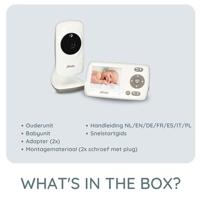 Alecto DVM-71 Babyfoon Wit/Taupe - thumbnail