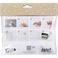 Creativ Company Mini hobbyset boetseren, duiven, off white, 1 doos - thumbnail