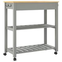 Keukentrolley MONZA 84x40x88,5 cm massief grenenhout - thumbnail