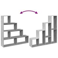 Kamerscherm / boekenkast 143,5x29x143,5 cm hout grijs sonoma - thumbnail