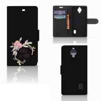 Huawei Y635 Leuk Hoesje Boho Text - thumbnail