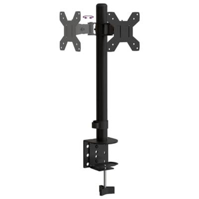 VidaXL Monitorbeugel vesa 75/100 mm zwart staal - thumbnail