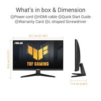Asus TUF Gaming VG249QE5A Gaming monitor Energielabel E (A - G) 60.5 cm (23.8 inch) 1920 x 1080 Pixel 16:9 1 ms - thumbnail