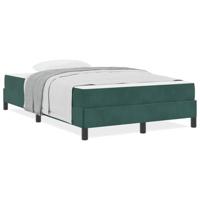 Boxspringbed met matras Donkergroen 120 x 200 cm Fluweel - thumbnail