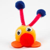 Creativ Company Pompons, d 5-40 mm, ca. 720 stuk, diverse kleuren, 200 gr/ 1 doos - thumbnail