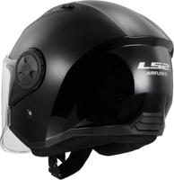 LS2 jethelm "of616 airflow ii solid" helmet airflow ii of6 solid black gr. xl - thumbnail