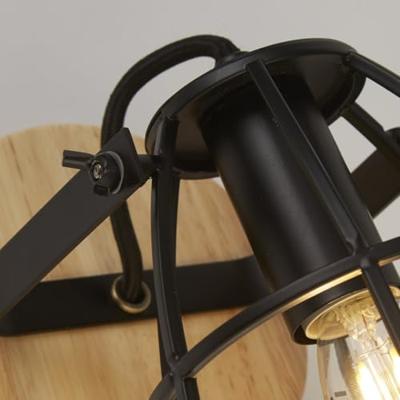 Searchlight Industriële wandlampVision - 81698-1BK