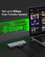Belkin CONNECT Meerpoorts 6-in-1 USB-C hub dockingstation - thumbnail