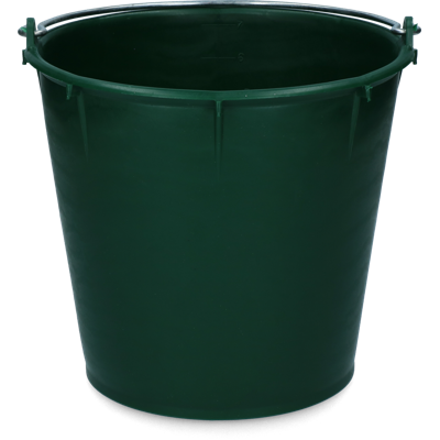 Emmer 7 l met beugel groen