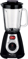 Moulinex Faciclic Maxi Cristal 2 l Blender voor op aanrecht Zwart 600 W - thumbnail