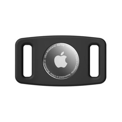 Keybudz PawTag pet collar AirTag mount - Black