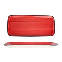 Bonna Serveerschaal - Aura Passion - Porselein - 34x16 cm - set van 2 - thumbnail