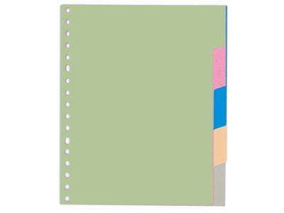 Tabbladen A5 Blanco 17 rings karton