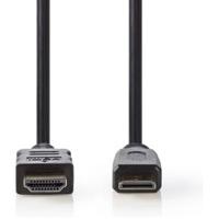High Speed HDMI-kabel met Ethernet | HDMI-connector - HDMI-mini-connector | 1,5 m | Zwart - thumbnail