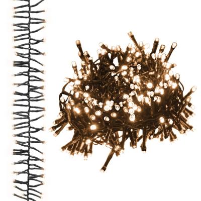 Lichtslinger cluster met 400 LED's warmwit 7,4 m PVC Lichtslinger cluster met 400 LED's warmwit 7,4 m PVC