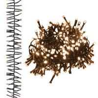 Lichtslinger cluster met 400 LED's warmwit 7,4 m PVC - thumbnail