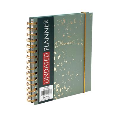 Planner undated spiraal Chiq 20x16c