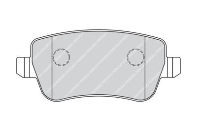 Remblokken set FDB1798