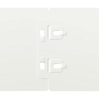 Gazonranden 10 st 10x103 cm koudgewalst staal wit - thumbnail