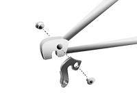 Union derailleurpad gh-061 met schroefset m8x0.75 - thumbnail