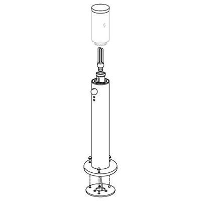 Eglo Staande schriklampHelsinki 110cm met bewegingssensor - 83281