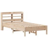 Bedframe zonder matras massief grenenhout 90x200 cm - thumbnail