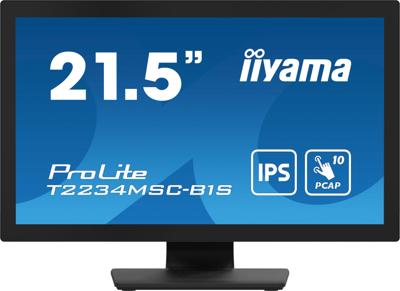 Iiyama ProLite T2234MSC-B1S Touchscreen monitor Energielabel: E (A - G) 54.6 cm (21.5 inch) 1920 x 1080 Pixel 16:9 18 ms HDMI, DisplayPort, Audio-Line-out, VGA Iiyama ProLite T2234MSC-B1S Touchscreen monitor Energielabel: E (A - G) 54.6 cm (21.5 inch) 1920 x 1080 Pixel 16:9 18 ms HDMI, DisplayPort, Audio-Line-out, VGA