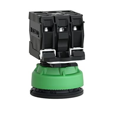 Schneider Electric XB5FW31M5 Verlichte druktoets Terugstelbaar 600 V 3 A 1x NO, 1x NC IP66, IP67, IP69, IP69K 1 stuk(s)