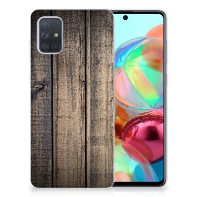 Samsung Galaxy A71 | Bumper Hoesje | Steigerhout