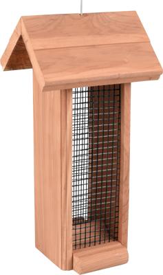 Vogelvoedersilo Niklas 14 x 12 x 48 cm Flamingo Bruin