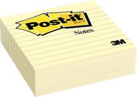Post-it Notes, ft 101 x 101 mm, geel, gelijnd, blok van 300 vel - thumbnail