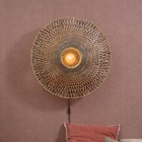 GOOD&MOJO Wandlamp 'Bali' Large, Bamboe, kleur Naturel - thumbnail