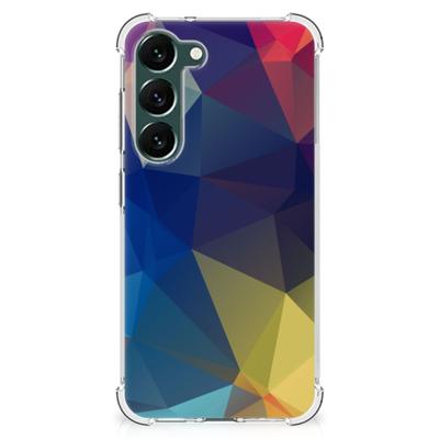 Samsung Galaxy S23 Plus Shockproof Case Polygon Dark Samsung Galaxy S23 Plus Shockproof Case Polygon Dark