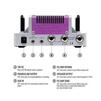 Hotone Nano Legacy Purple Wind 5 Watt gitaarversterker top - thumbnail