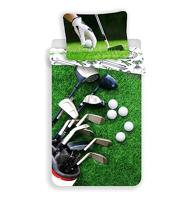 Dreamee Dekbedovertrek Golf 140 x 200 cm - 70 x 90 cm - thumbnail