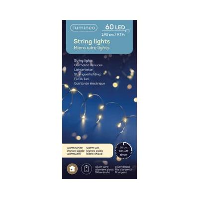 Strengverlichting 60 LED warm wit Strengverlichting 60 LED warm wit