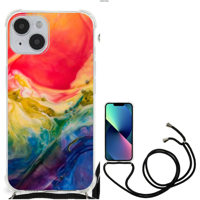 Back Cover iPhone 14 Watercolor Dark - thumbnail