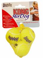 Kong hond Squeakair met piep X-small, net à 3 tennisballen (Ø 4 cm) - thumbnail