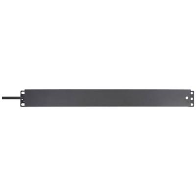 Sygonix SY-5799002 Stekkerdoos 19 inch 8-voudig Zwart Randaarde stekker 1 stuk(s)